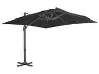 main image for ad Cantilever Umbrella with Aluminium Pole 3x3 m Black