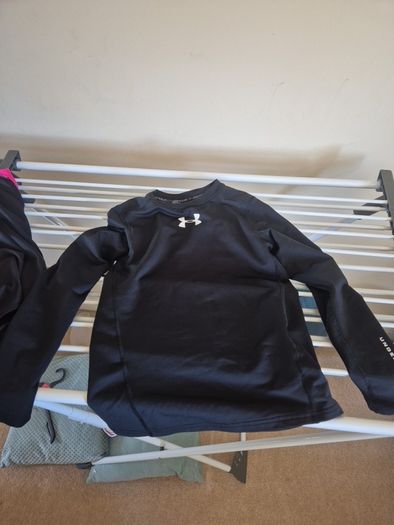 Kids irish rugby jersey plus base layer under armour
