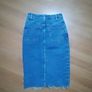 Denim pencil skirt Image 3