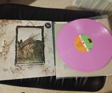 Led Zeppelin IV lp lilac UK 1978