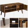 New Retro TV Stand Cabinet Living Room - FREE P&P Image 4