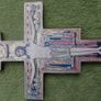 HANDMADE Wooden Francisian Crucifix, San Damiano, Wall Cross Image 2