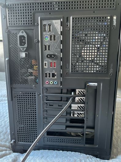 Black gaming PC