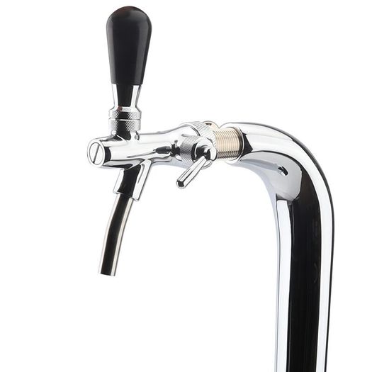 Beer Tap Tower Single Home Bar Bridge Kegorator Push Chrome Plated Brass