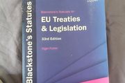 Blackstone's Statutes EU Treaties and Legislation 33rd Edition