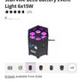 STAIRVILLE BEL6 battery event light 6x15W Image 8