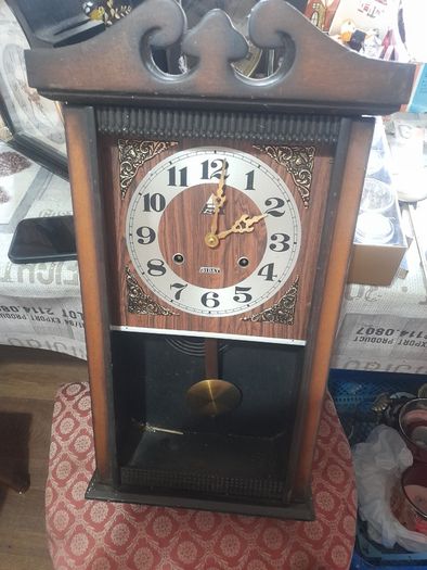 Two Vintage Clocks for parts or turn the cases into Displays for Jewellry etc, springs are good in the clock in first photo