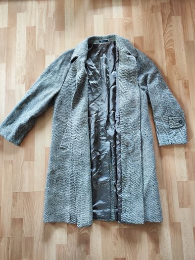 Men's wool jacket coat Donegal Tweed Overcoat