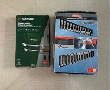Spanner sets and wall holder