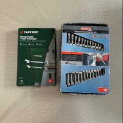 Spanner sets and wall holder