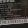 TOSHIBA Portable Sound System, Party Speaker, Bluetooth, Model TY-ASC65, everything working perfect Image 3