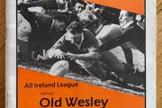 Very Rare 1991 Young Munster v Old Wesley - AIL Division 1 Rugby Programme
