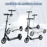 Scooter for Adults and Teens- Adjustable Height Folding Kick Scooter Large Sturdy Wheels for a Smooth Ride, Lightweight, Commuter Adult Scooters with Hand Brake,Shock Absorption Image 6