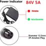 72V Charger 5A 20S Lithium-ion Battery Pack Charger 84V 5A Intelligent Fast Charging EU Plug With Cooling Fan Image 3