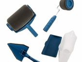 6PCS Paint Roller Brush Set Runner Pro Handle Household Use Wall Edger Painting