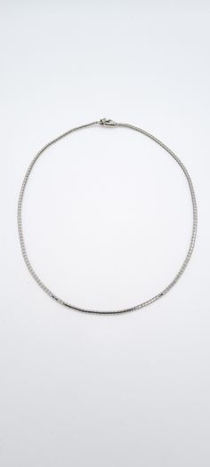 Vintage 835 Silver Snake Chain