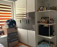 wardrobe and shelf