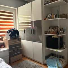wardrobe and shelf
