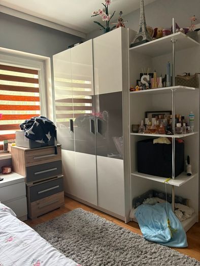 wardrobe and shelf