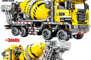 City Engineering Bulldozer Crane Technic Car Truck Excavator Roller Building Blocks bricks Construction Toys Compatible with Lego