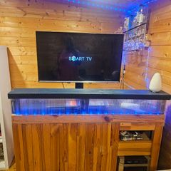 Home Bar with Wine Fridge included