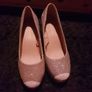 beautiful gold glitter wedges BNWOT Image 4