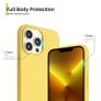 Liquid Silicone Shockproof Case For iPhone 13 Pro Max Luxury Soft Phone Cover Yellow New - FHT8IP13PMLK Image 6