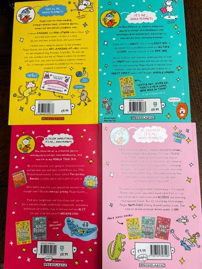 Nina Peanut - 4 book series - brand new