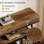 Industrial Narrow Console Table, 4-Tier with Storage Space Image 3