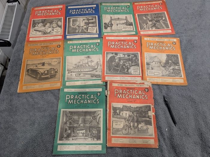 vintage practical mechanics magazines