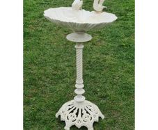 Cast Iron Bird Bath Tall H35
