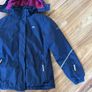 Trespass navy jacket fully fleece lined removable hood age 9-10 Image 2
