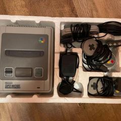 original Super Nintendo bundle with 10 games