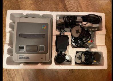 original Super Nintendo bundle with 10 games