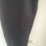 ladies black leather look spanks  leggings Image 3