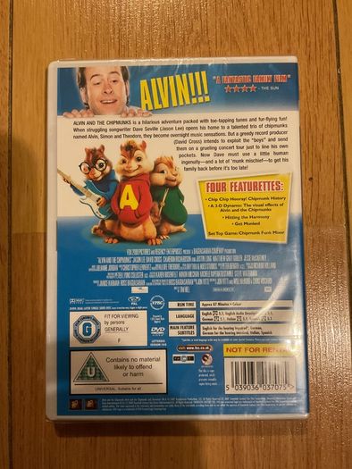 Alvin and the chipmunks Brand New sealed