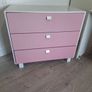 Beautiful White/Pink Bedroom Chest Set Image 2