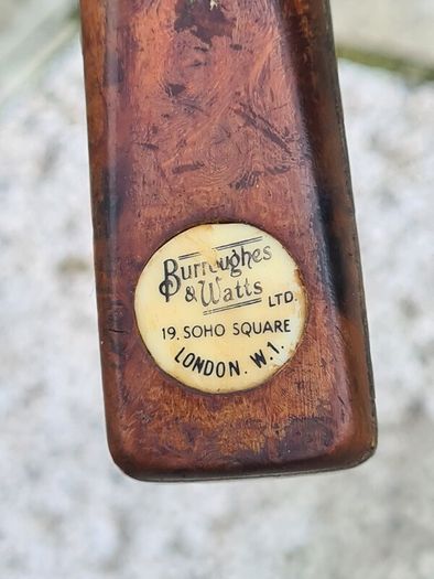 Vintage Burroughes & Watts Snooker Pool Cue One Piece