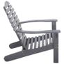 Adirondack Chair Solid Acacia Wood Grey Image 5