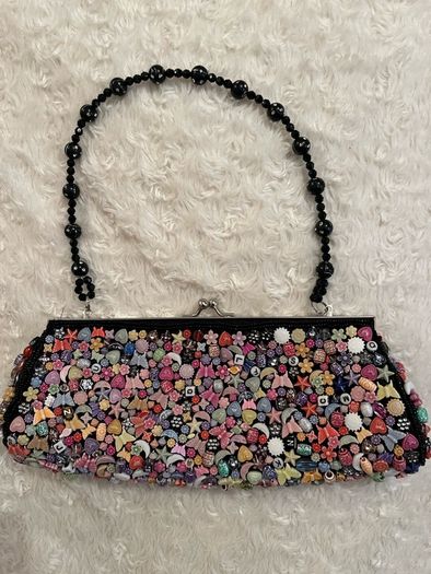 NEW Hand Stitched Handbag / Clutch - A very expensive boutique purchase !