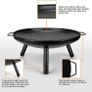 Charcoal Log Wood Outdoor Fire Pit  BBQ Image 5