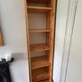 Solid wood narrow shelving / display unit Image 2