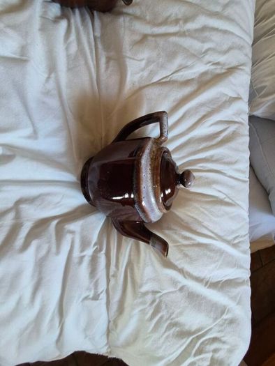 Vintage Teapot Newer Version Brown Betty
