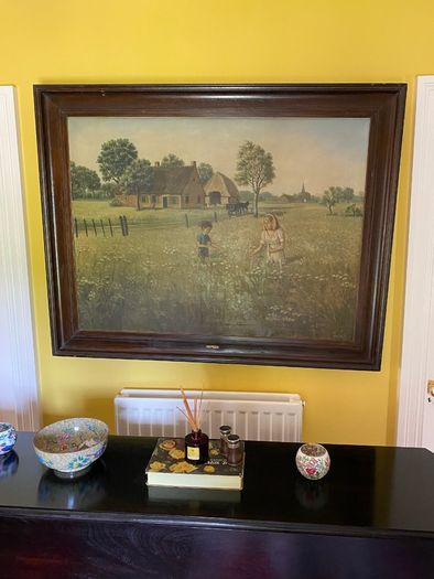 Large Oil Painting Vintage