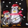 Christmas jumper with cute penguins - UK 6 Image 3