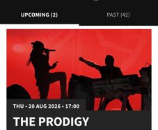The Prodigy Tickets x2