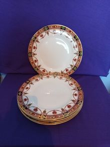 Set Of 5 Arklow  812 Dinner Plates.