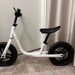 Baby/Kids/Toddler Balance Bike with Bell (Decathlon Runride 100 in White)