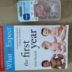 Book What to expect first year + soothers