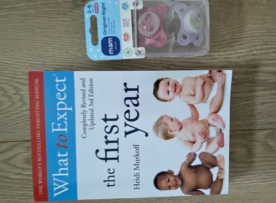 Book What to expect first year + soothers